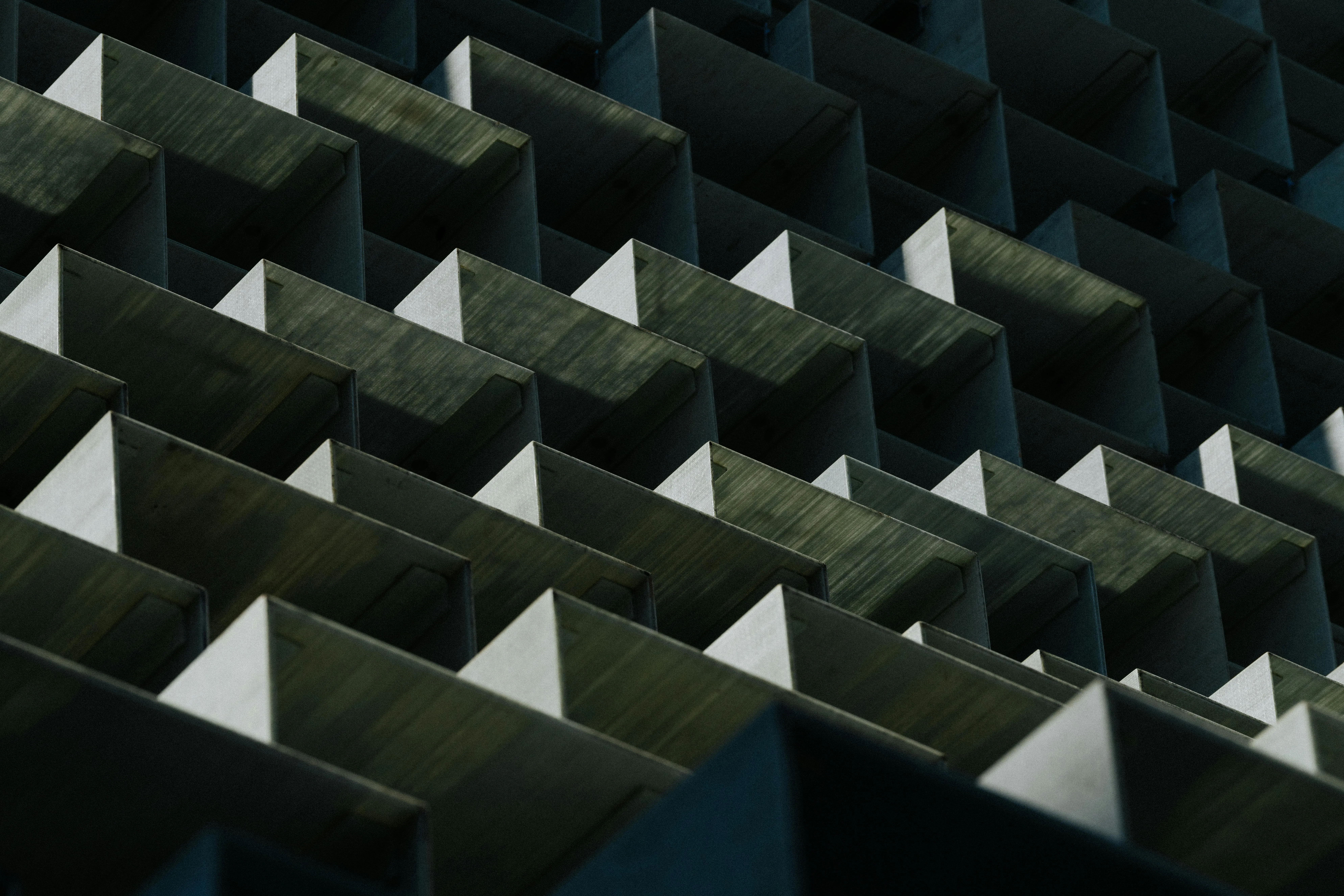 Geometric architecture, representing the structured levels of AI tooling